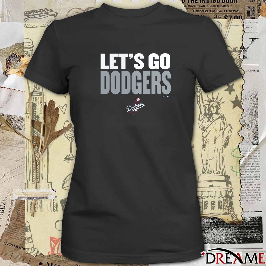 Los Angeles Dodgers Slogan Let’s Go Dodgers MLB 2025 t-shirt
