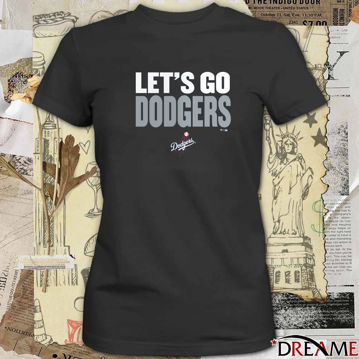 Los Angeles Dodgers Slogan Let’s Go Dodgers MLB 2025 t-shirt