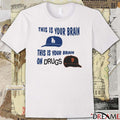 Los Angeles Dodgers This Is Your Brain On Drugs Giants t-shirt