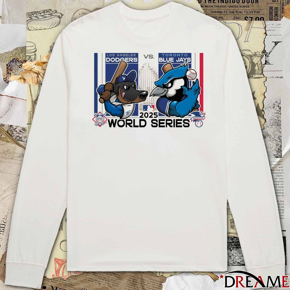 Los Angeles Dodgers Vs Toronto Blue Jays MLB 10.24.2025 World Series Mascot t-shirt