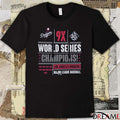 Los Angeles Dodgers Win Toronto Blue Jays 1995-2025 MLB 9x World Series Champions 47 t-shirt