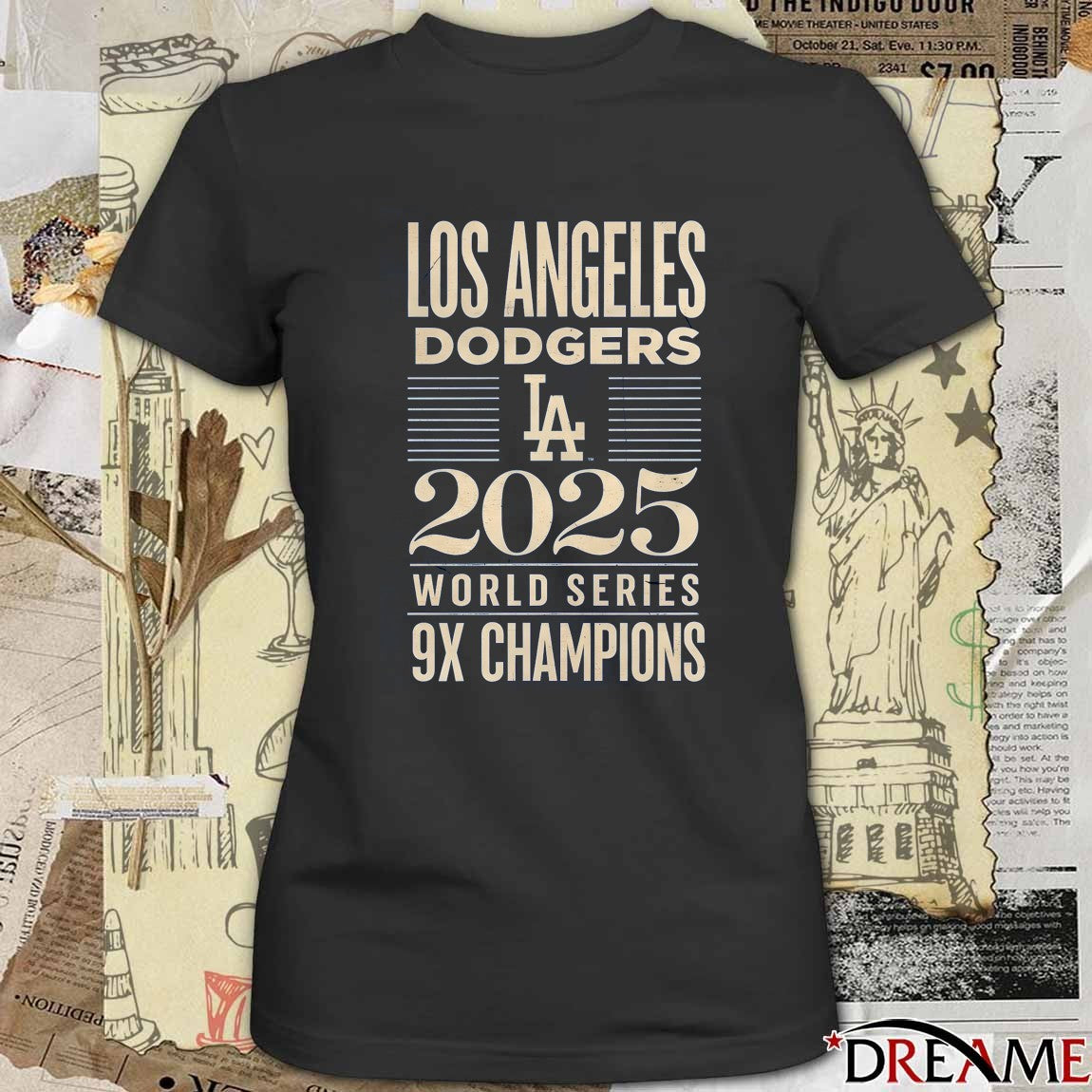 Los Angeles Dodgers Win Toronto Blue Jays 2025 9X World Series Champions t-shirt