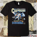 Los Angeles Dodgers Win Toronto Blue Jays 2025 9x MLB World Series Champions 47 Cartoon t-shirt