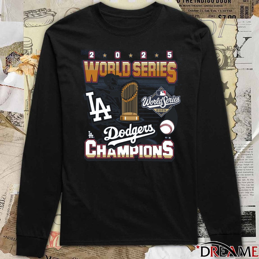 Los Angeles Dodgers Win Toronto Blue Jays 2025 MLB World Series Champions Player 47 t-shirt