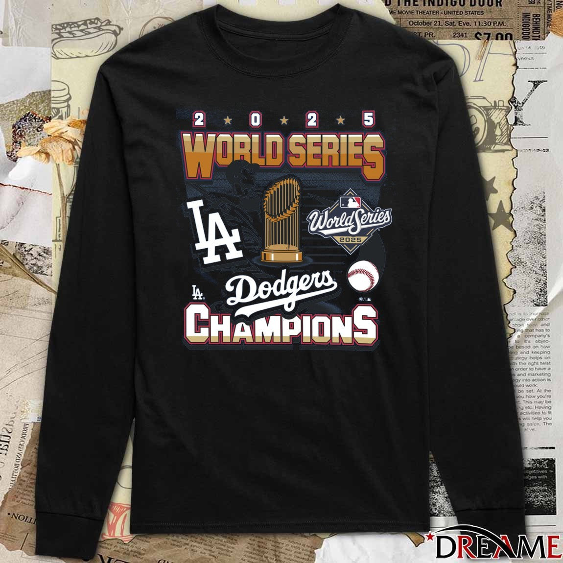 Los Angeles Dodgers Win Toronto Blue Jays 2025 MLB World Series Champions Player 47 t-shirt