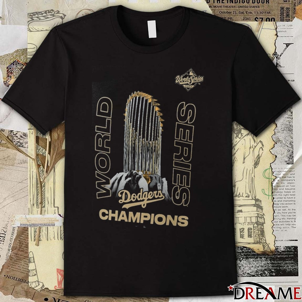 Los Angeles Dodgers Win Toronto Blue Jays 2025 MLB World Series Champions Raise The Trophy t-shirt