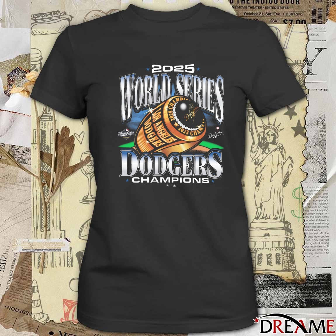 Los Angeles Dodgers Win Toronto Blue Jays 2025 MLB World Series Champions Ring 47 t-shirt