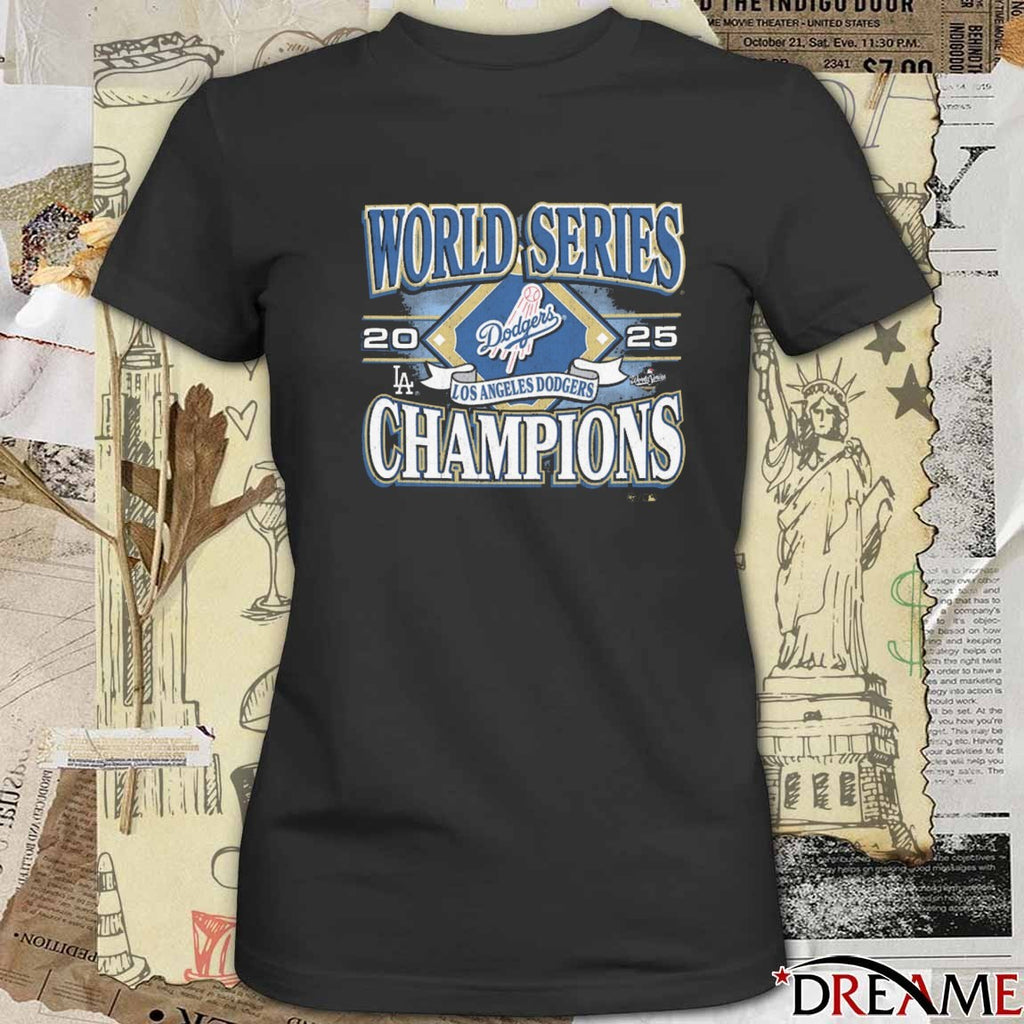 Los Angeles Dodgers Win Toronto Blue Jays 2025 World Series Champions 47 Vintage t-shirt