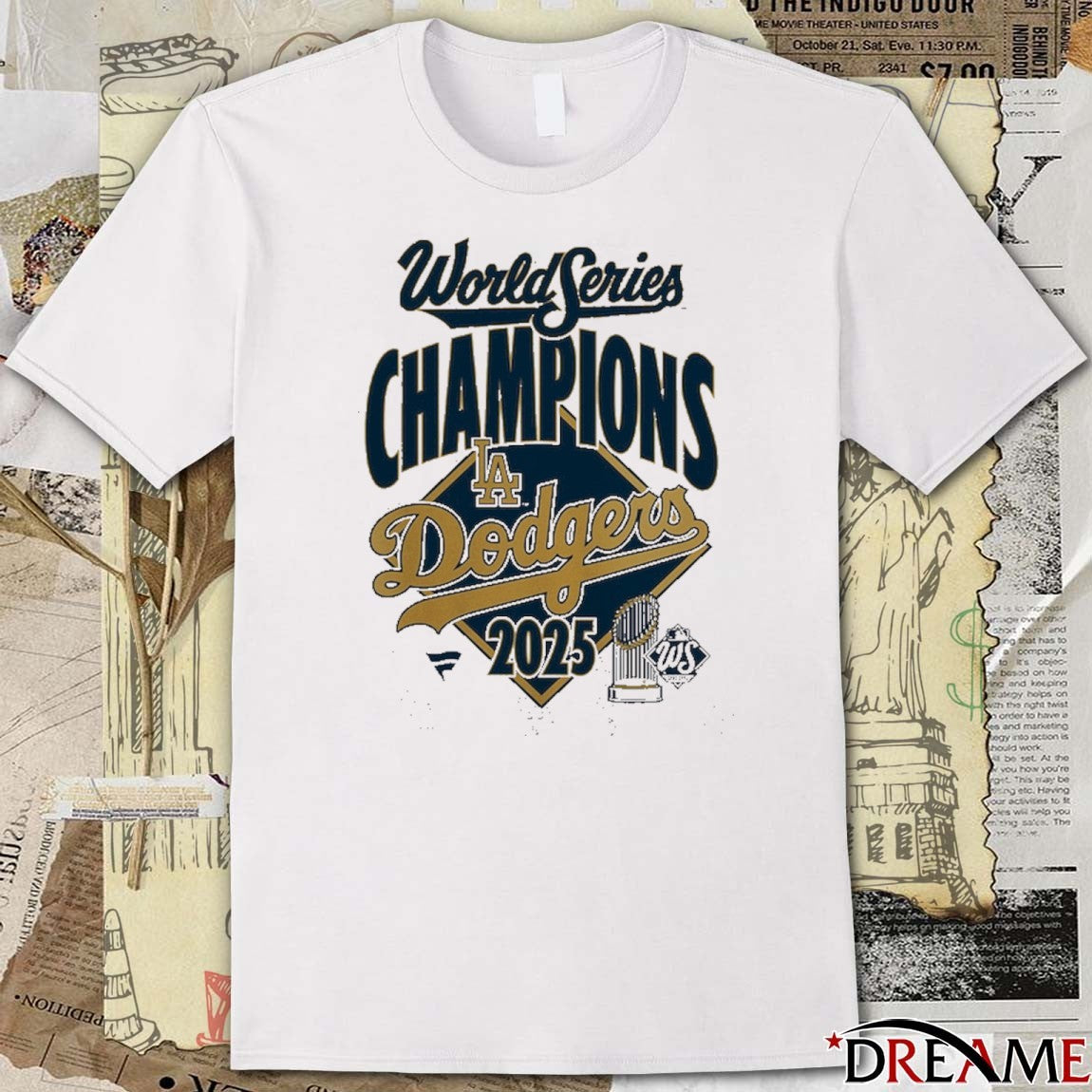 Los Angeles Dodgers Win Toronto Blue Jays 2025 World Series Champions Locker Room t-shirt