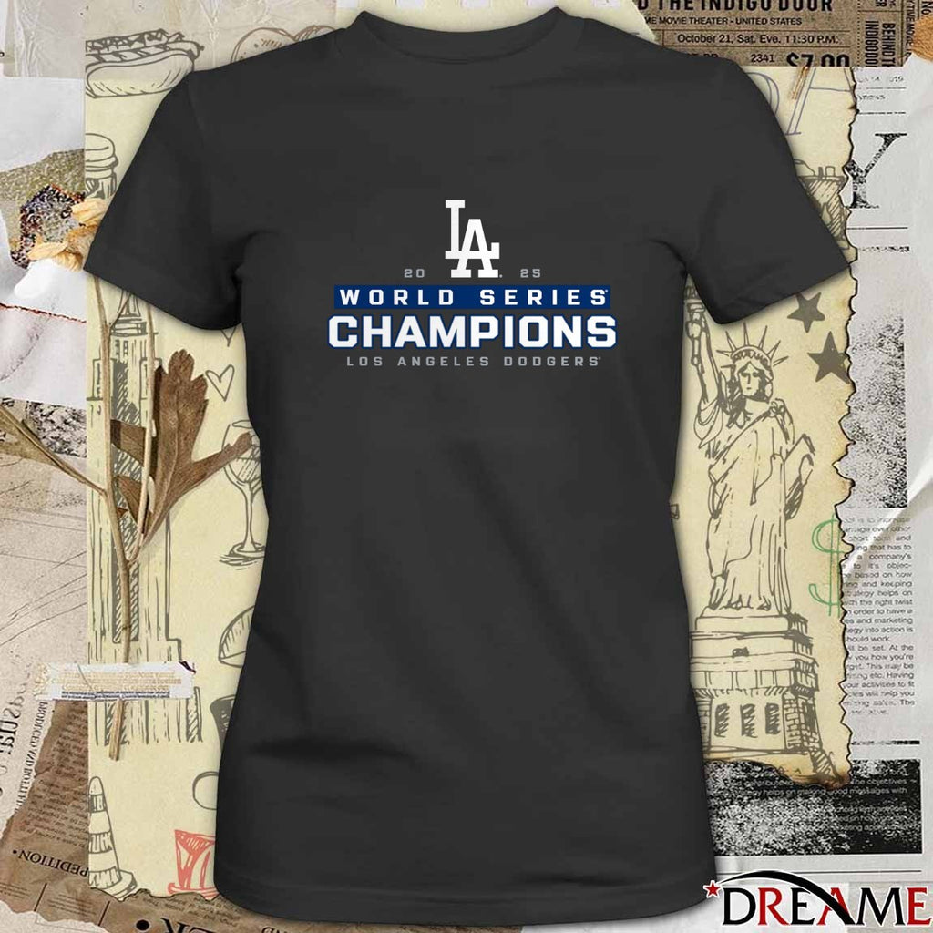 Los Angeles Dodgers Win Toronto Blue Jays 2025 World Series Champions Signature Roster t-shirt