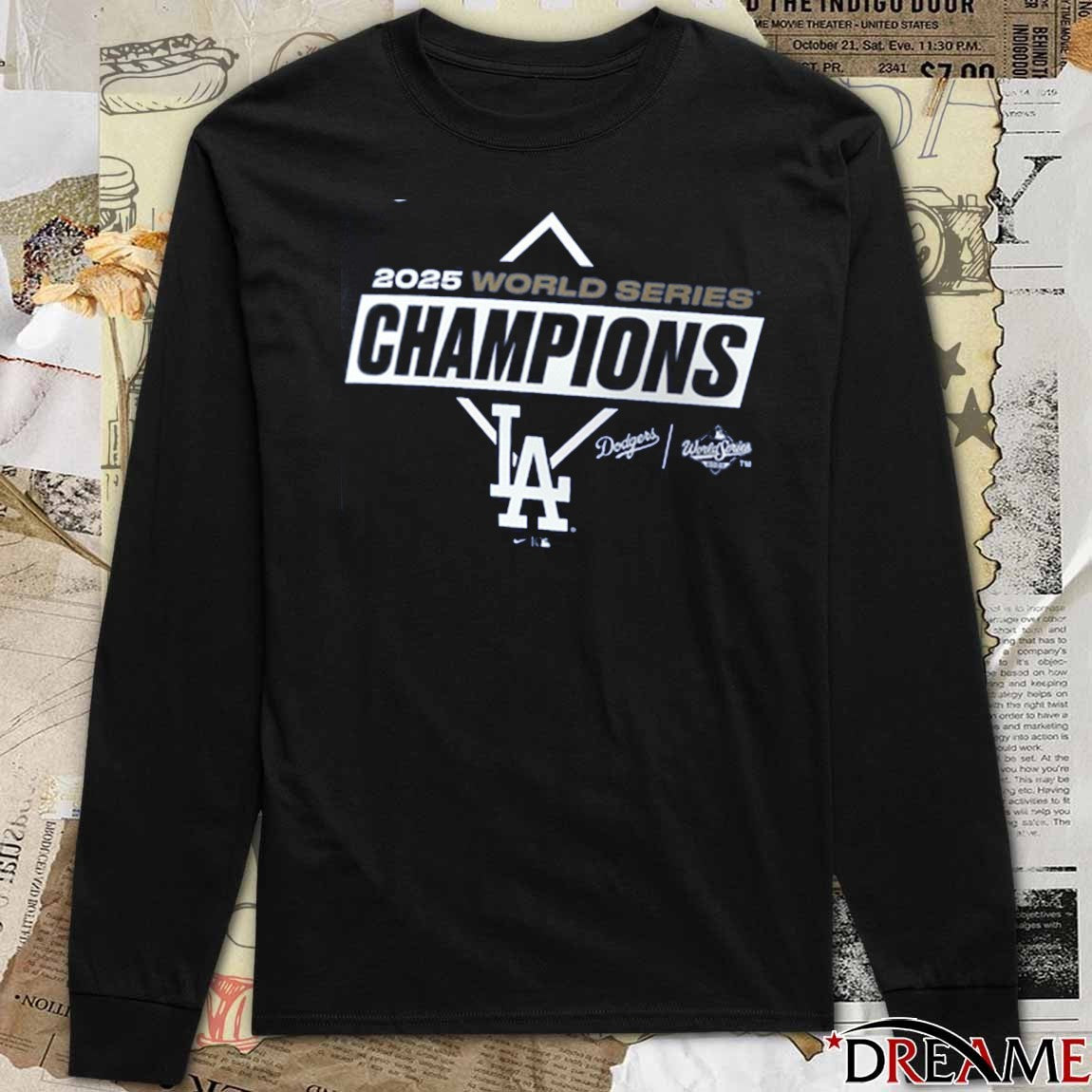 Los Angeles Dodgers Win Toronto Blue Jays 2025 World Series Champions Team Logo t-shirt