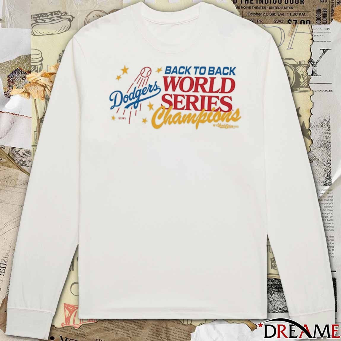 Los Angeles Dodgers Win Toronto Blue Jays 47 Back-to-Back World Series Champions Playoff t-shirt