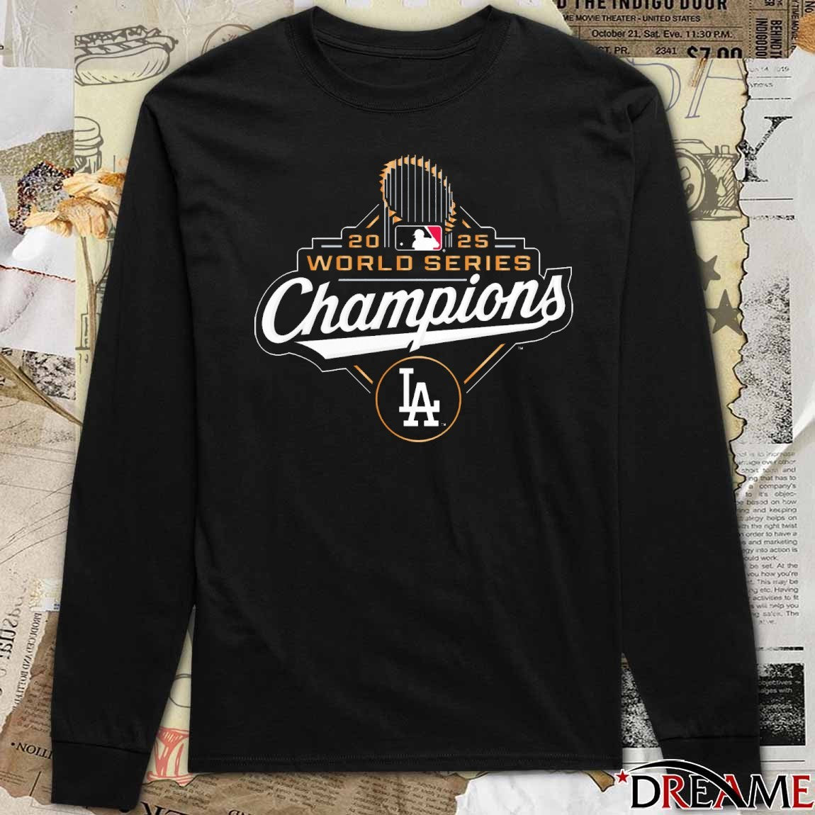 Los Angeles Dodgers Win Toronto Blue Jays MLB 2025 World Series Champions Logo t-shirt