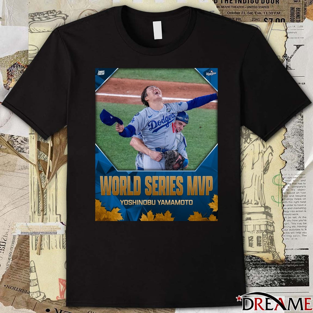 Los Angeles Dodgers Yoshinobu Yamamoto World Series MVP 2025 Poster t-shirt
