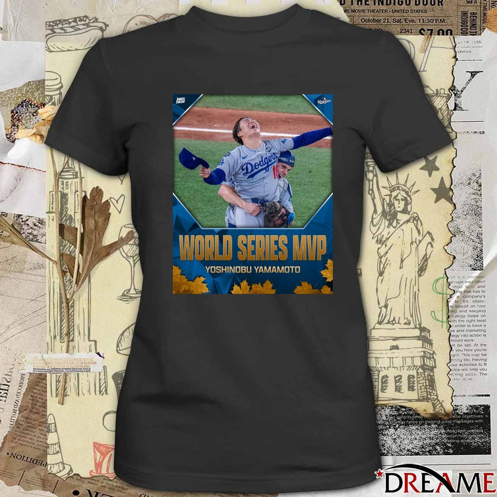 Los Angeles Dodgers Yoshinobu Yamamoto World Series MVP 2025 Poster t-shirt