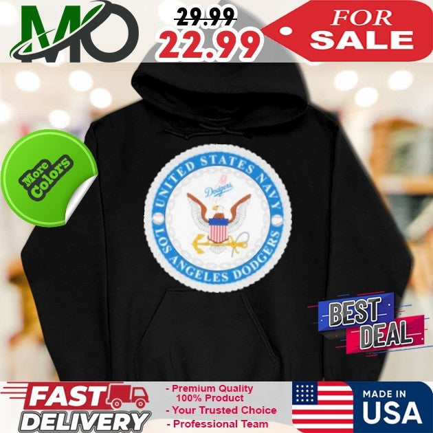 Los Angeles Dodgers x United States Navy Flag America And Logo 2025 Shirt