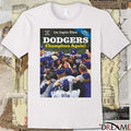 Los Angeles Times Los Angeles Dodgers defeated Toronto Blue Jays Back-to-Back World Series Championships In 2025 Poster t-shirt