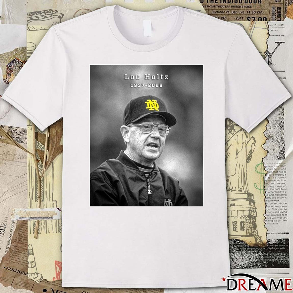 Lou Holtz 1937-2026 Legendary Notre Dame Coach t-shirt