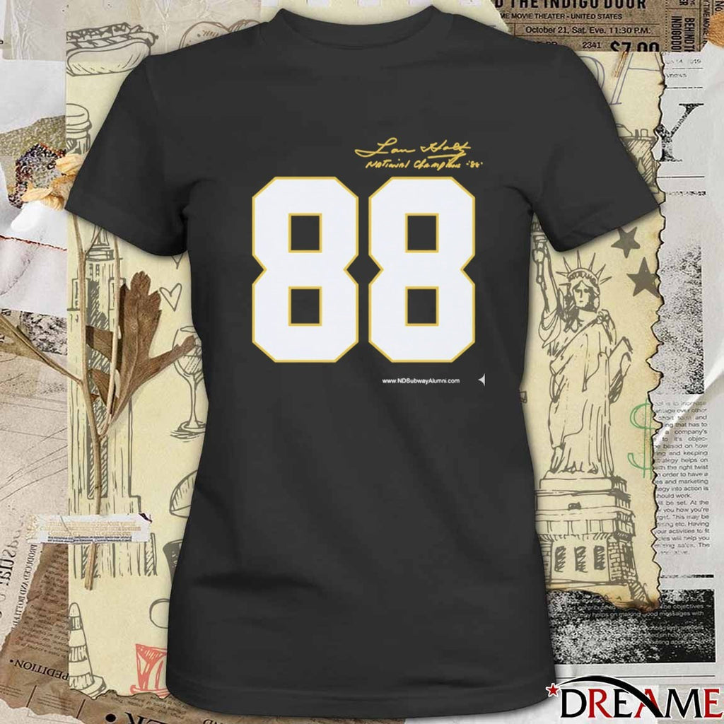 Lou Holtz 88 National Championship Notre Dame Lou Holtz 1973-2026 t-shirt