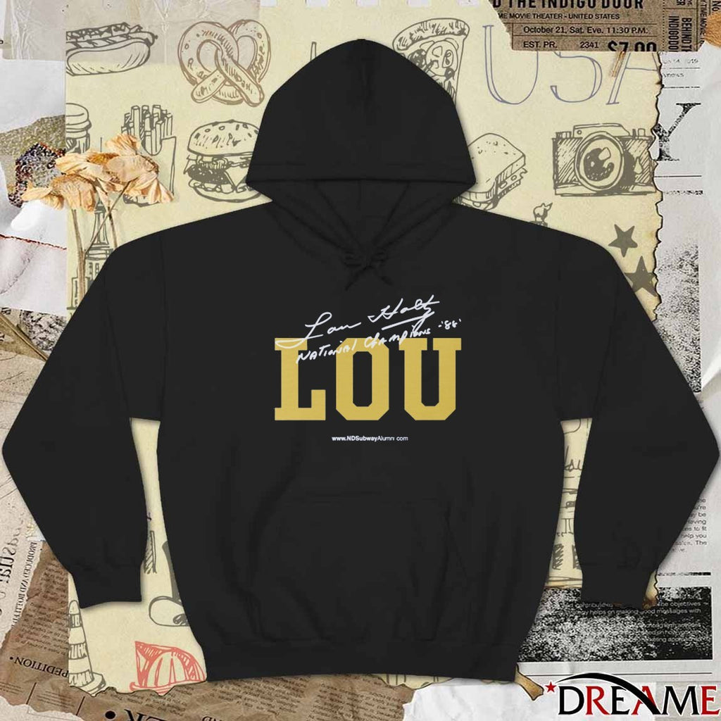 Lou Holtz National Champions Notre Dame Lou Holtz 1973-2026 t-shirt