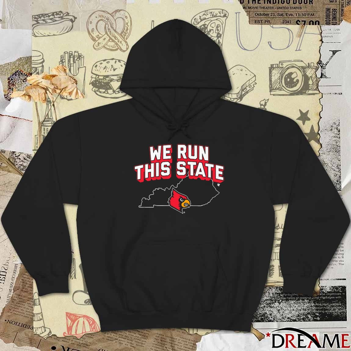 Louisville Cardinals Basketball NCAA We Run This State t-shirt
