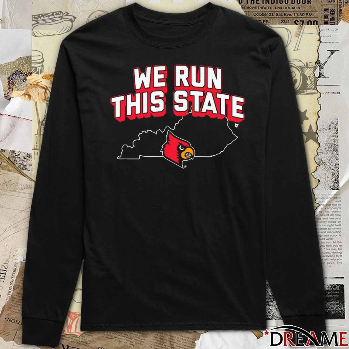 Louisville Cardinals Basketball NCAA We Run This State t-shirt