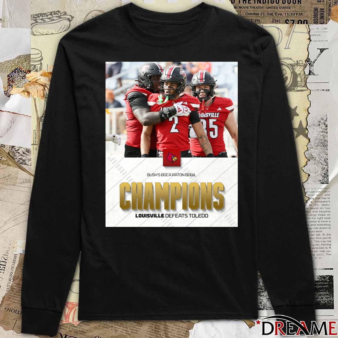 Louisville Cardinals defeated Toledo Rockets Bush’s Boca Raton Bowl December 23, 2025 Poster t-shirt