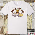 Loyola Chicago Listen Jean Maroon Gold And Grace t-shirt