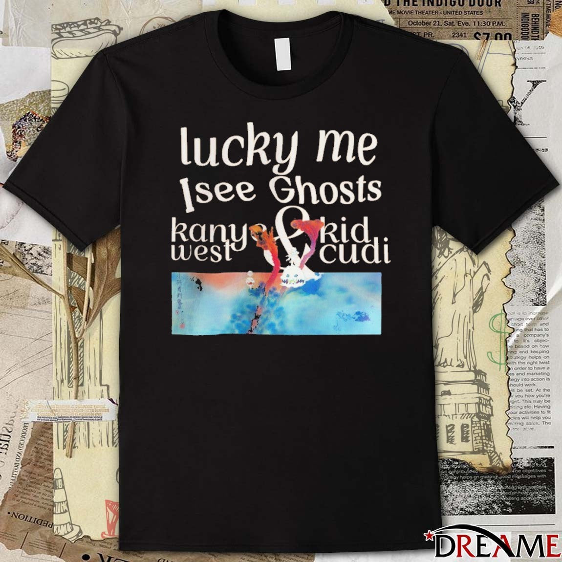 Lucky Me I See Ghosts Kanye West And Kid Cudi 2026 t-shirt