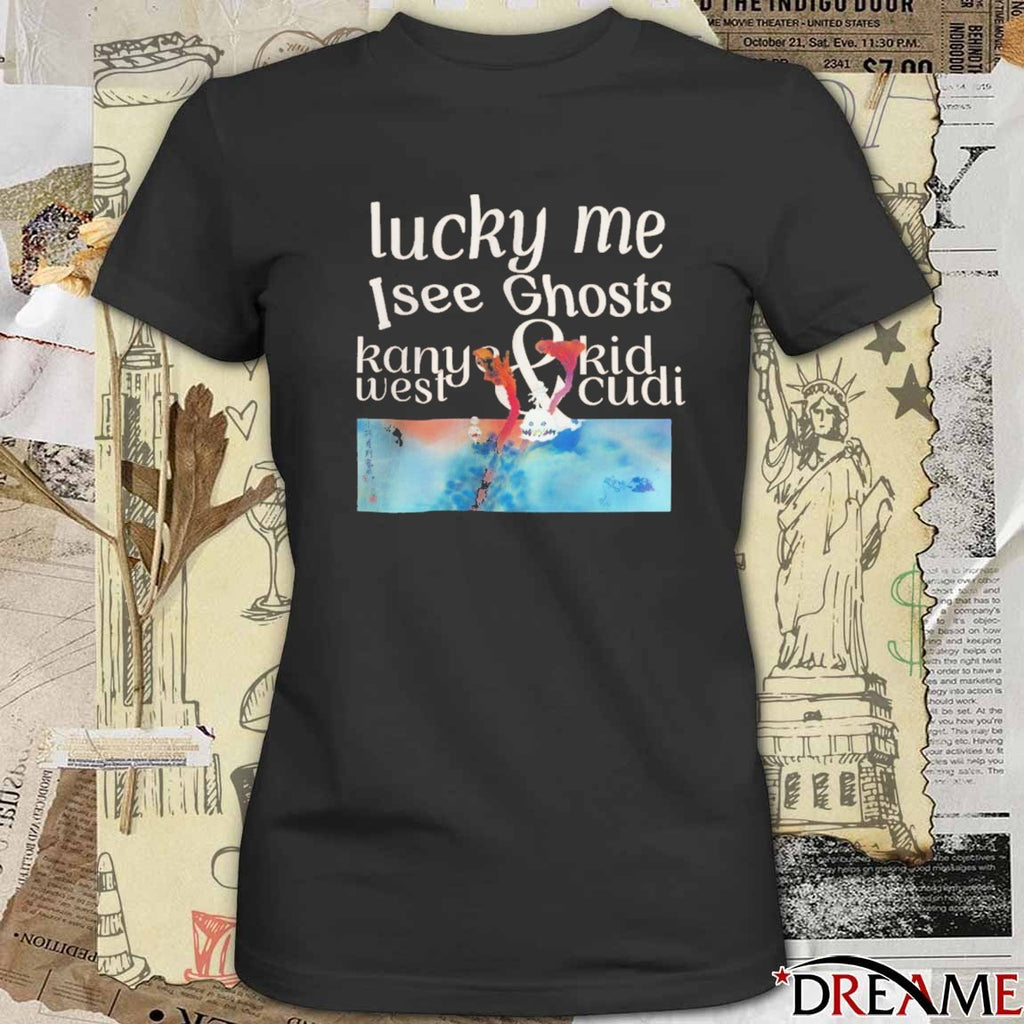 Lucky Me I See Ghosts Kanye West And Kid Cudi 2026 t-shirt