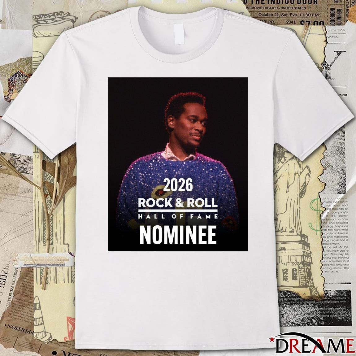 Luther Vandross 2026 Rock And Roll Hall Of Fame Nominee Poster t-shirt