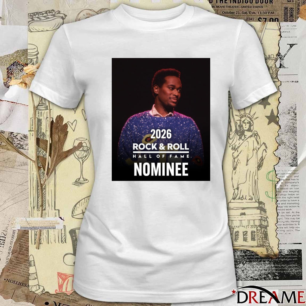 Luther Vandross 2026 Rock And Roll Hall Of Fame Nominee Poster t-shirt