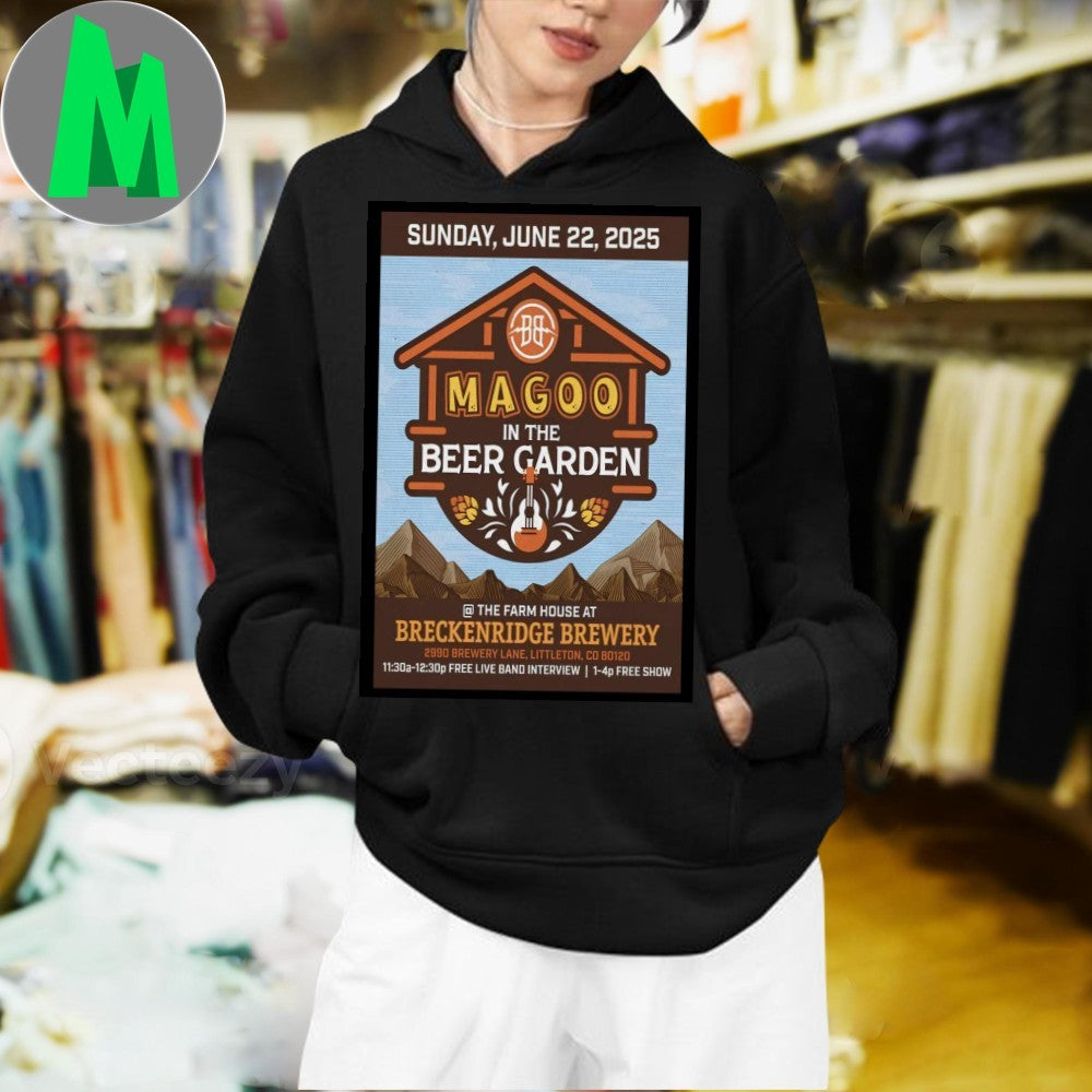 Magoo In The Beer Garden Breckenridge Brewery June 22 2025 Concert T-Shirt