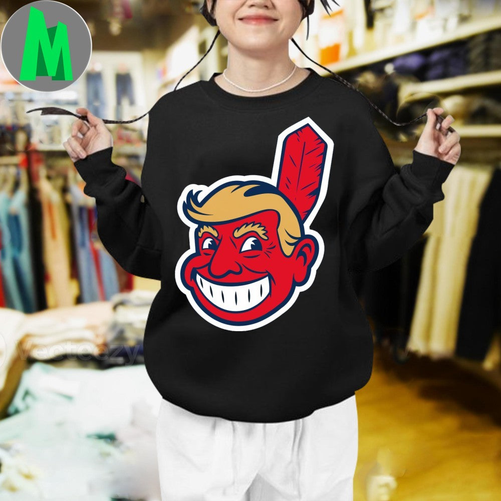Make Indians Great Again MIGA Chief Wahoo Controversial Logo Shirt – Cleveland Baseball Fan Tee
