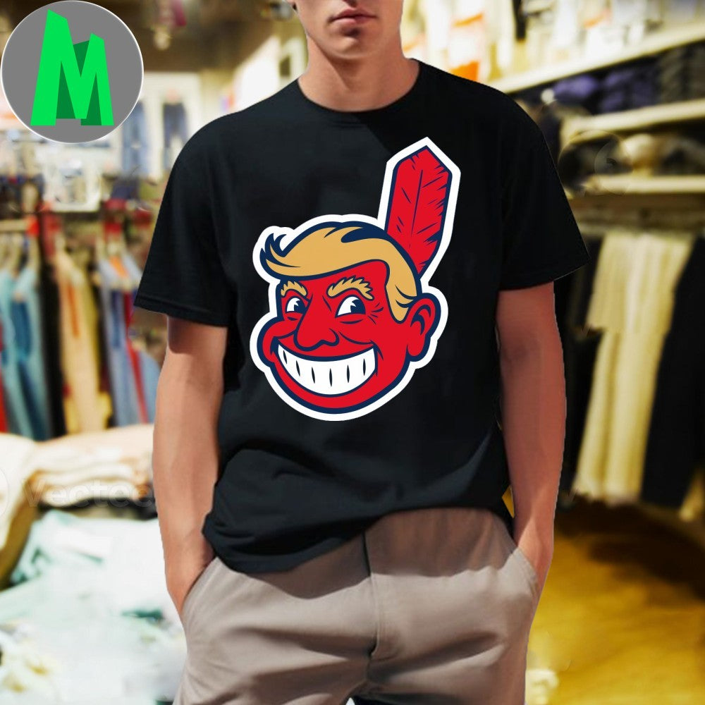 Make Indians Great Again MIGA Chief Wahoo Controversial Logo Shirt – Cleveland Baseball Fan Tee