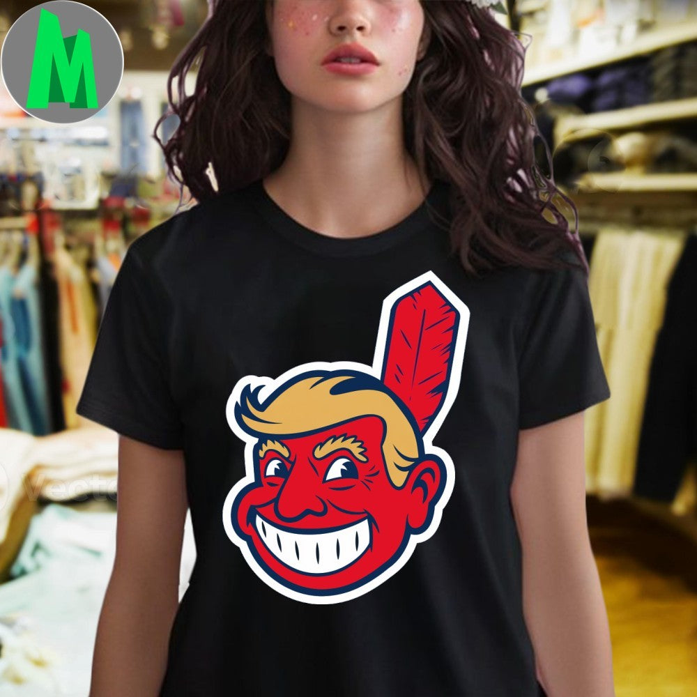 Make Indians Great Again MIGA Chief Wahoo Controversial Logo Shirt – Cleveland Baseball Fan Tee