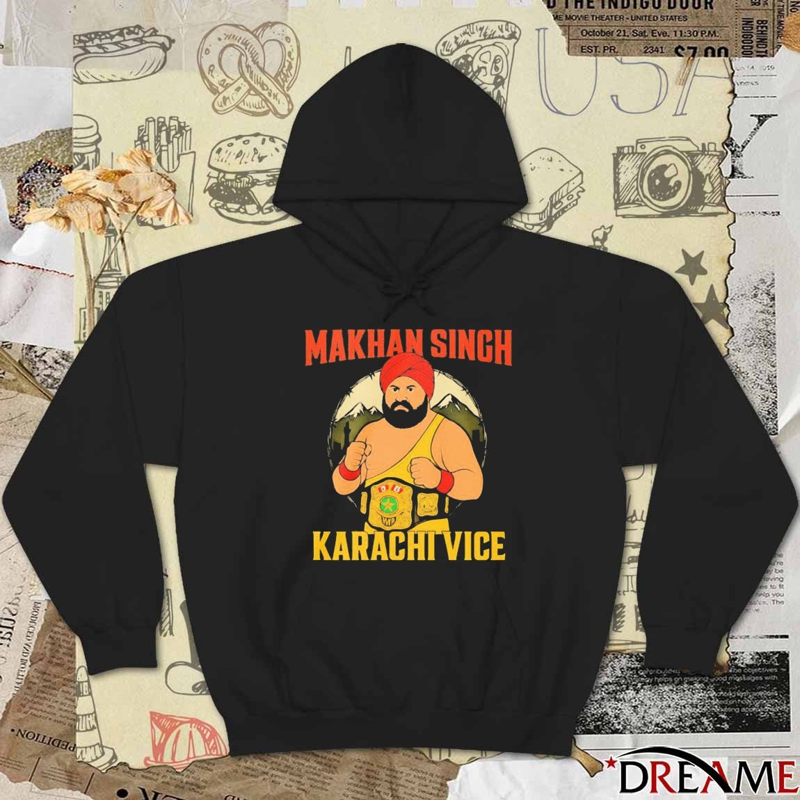 Makhan Singh Karachi Vice Professional Wrestler 2026 t-shirt