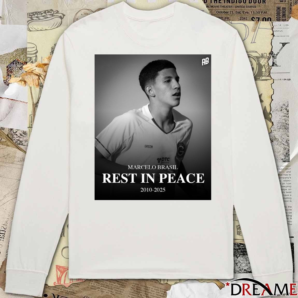 Marcelo Brazil Goias Esporte Clube Rest In Peace 2010 – 2025 Rising Ballers Poster t-shirt