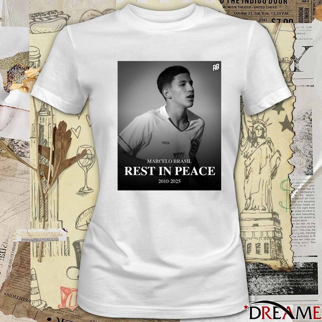 Marcelo Brazil Goias Esporte Clube Rest In Peace 2010 – 2025 Rising Ballers Poster t-shirt