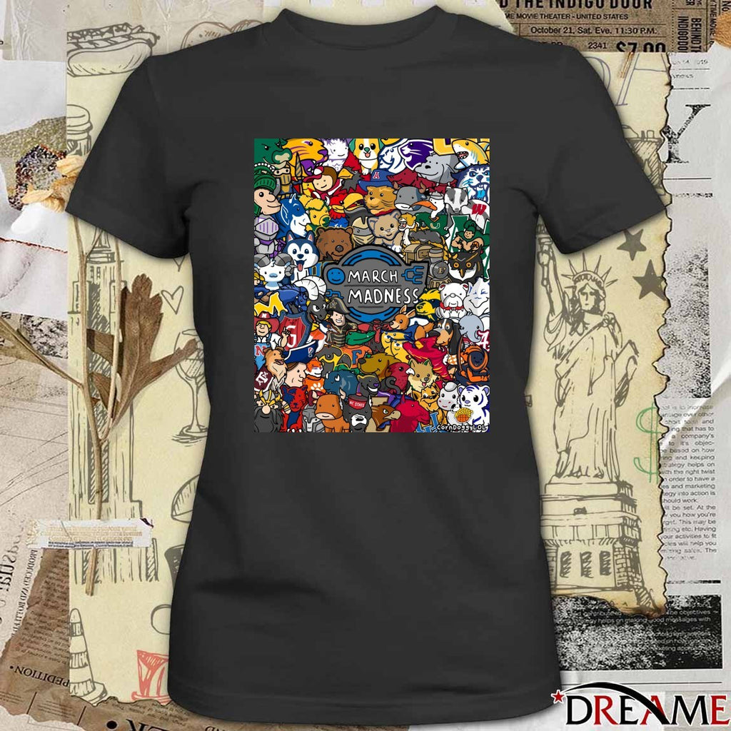 March Madness Is Back CornDoggyLOL 2026 Poster t-shirt