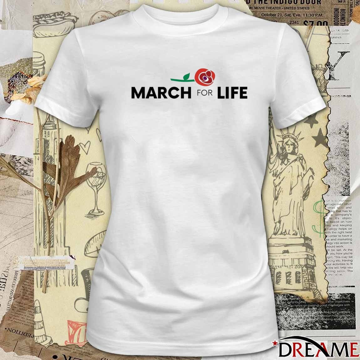 March for Life Jan. 23th-24rd 2026 Logo t-shirt