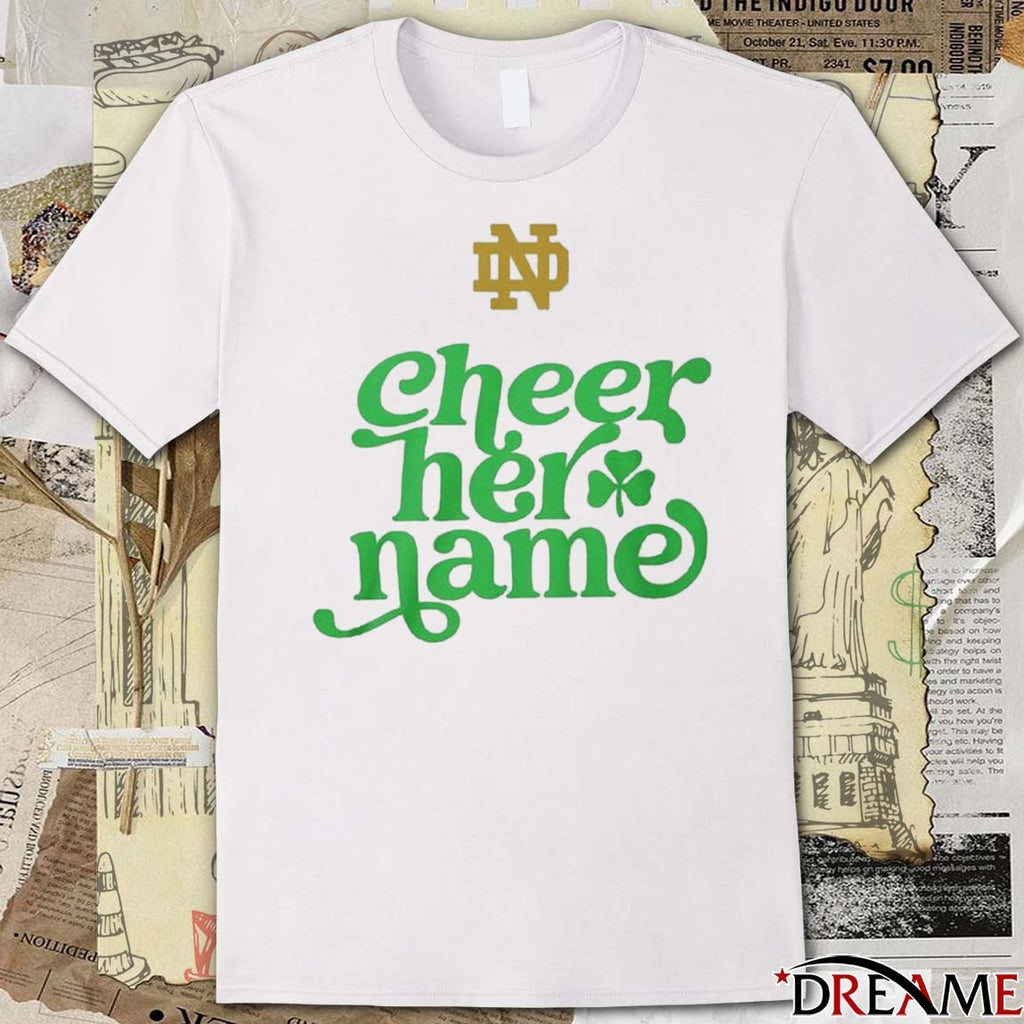 Marcus Freeman Cheer Her Name Notre Dame Fighting Irish t-shirt