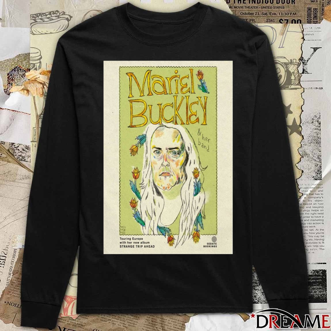Mariel Buckley Poster MB and Band EU Tour 2026 t-shirt