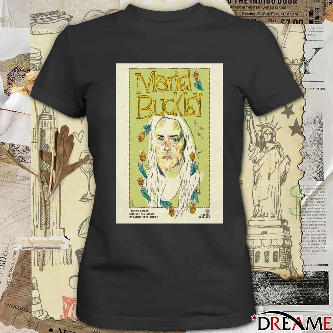 Mariel Buckley Poster MB and Band EU Tour 2026 t-shirt