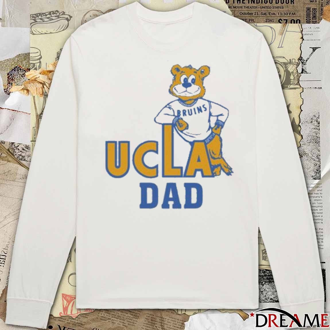 Mark Cuban Wearing UCLA Bruins Dad Mascot t-shirt