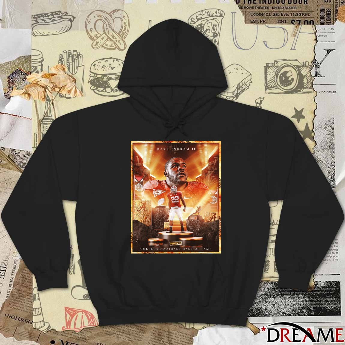 Mark Ingram II 2026 College Football Hall of Fame Poster t-shirt