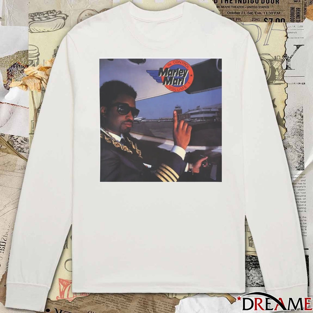 Marley Marl in Control Volume t-shirt