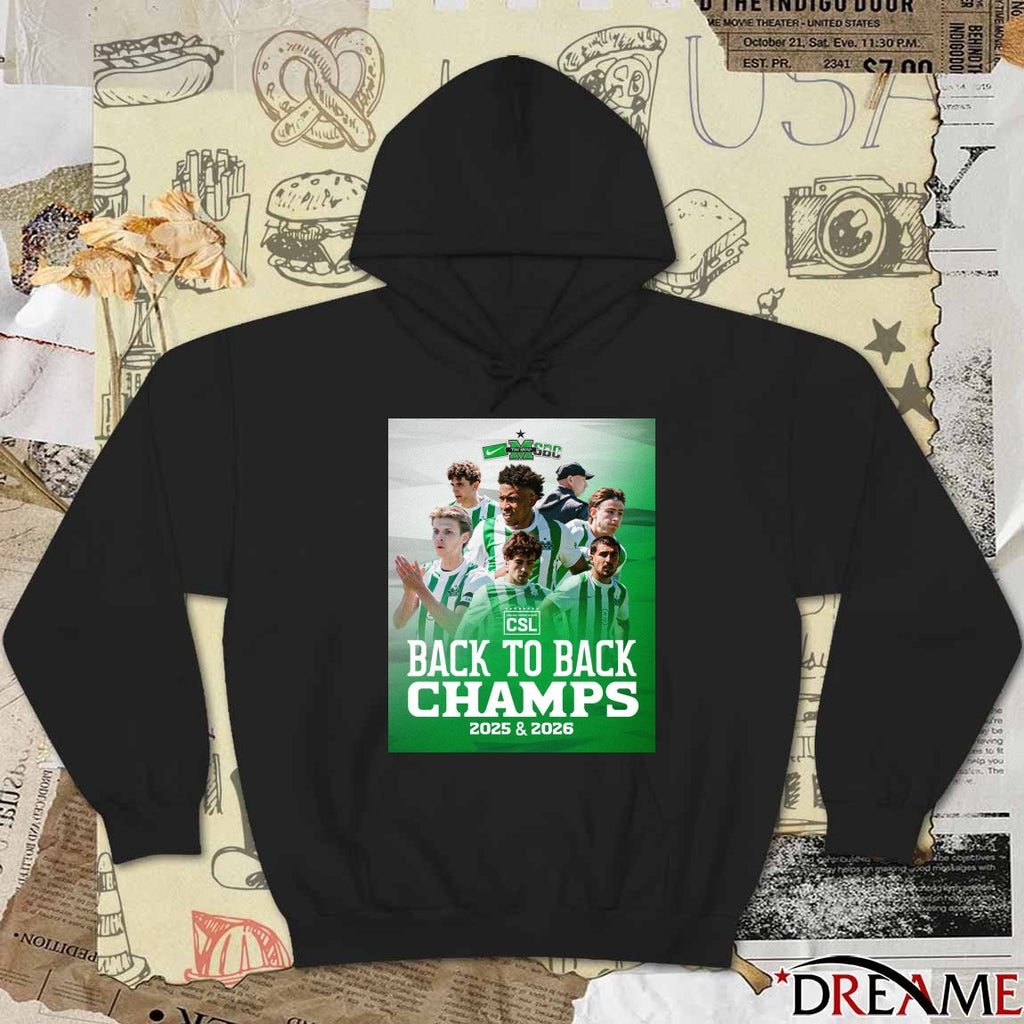 Marshall University Men’s Soccer Back To Back Champs 2025-2026 CLS Poster t-shirt