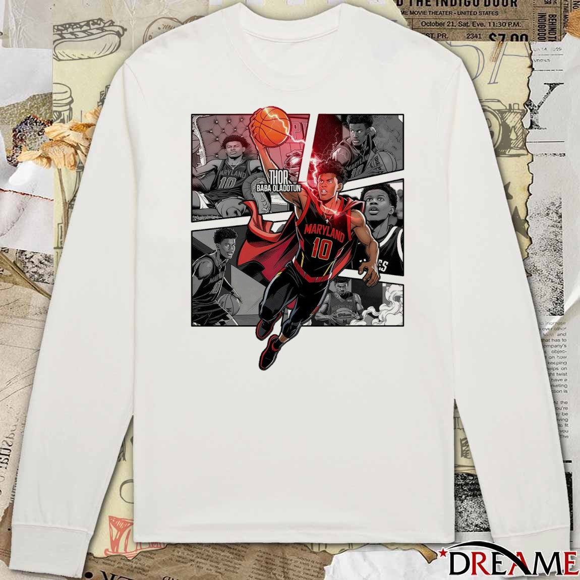 Maryland Terrapins Thor Baba Oladotun The DMV Avengers t-shirt
