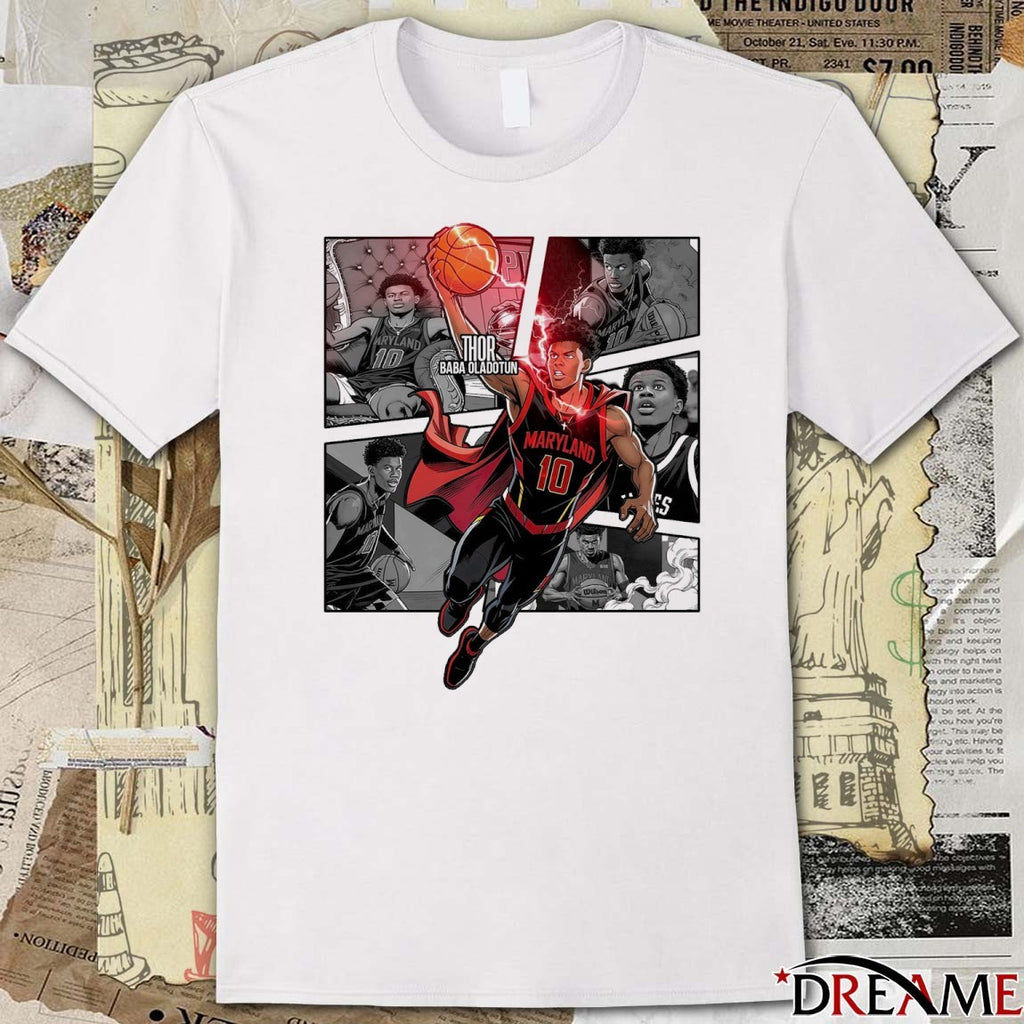 Maryland Terrapins Thor Baba Oladotun The DMV Avengers t-shirt